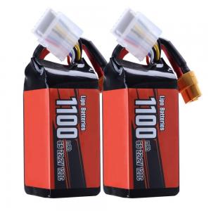 6S 1100mAh 22.2V 120C Lipo Battery with XT60 Plug